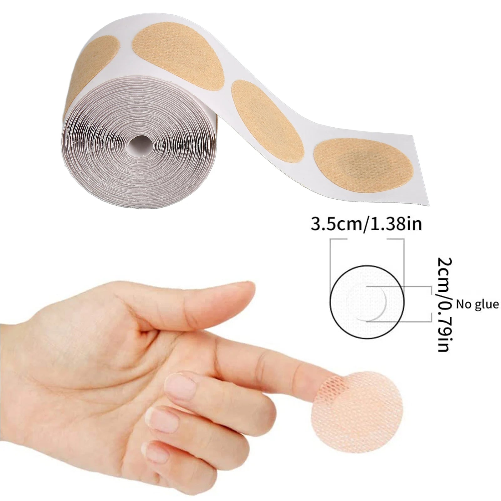 50 Pairs Men Nipple Cover Sweatproof Soft Nipple Adhesive Cover for Running Sports Sports Men Nipple Cover Running Nipple Cover Qme