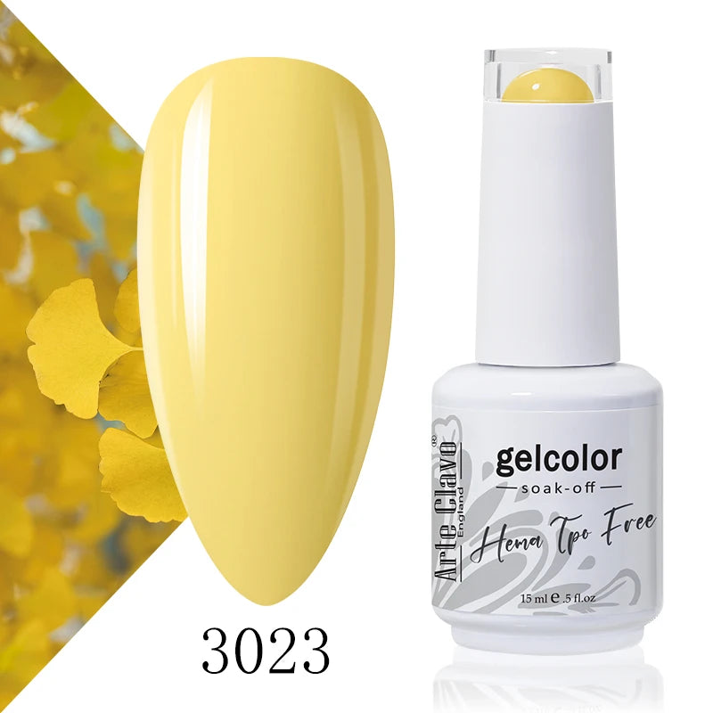 Arte Clavo Nail Gel Polish Spring Green Series Semi Permanent Varnish Qme 3023