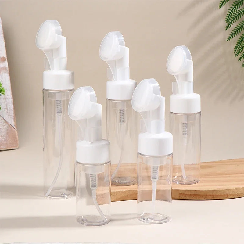 100 120 150 200 Empty Facial Cleanser Mousse Foam Gel Head Wash Brush Qme