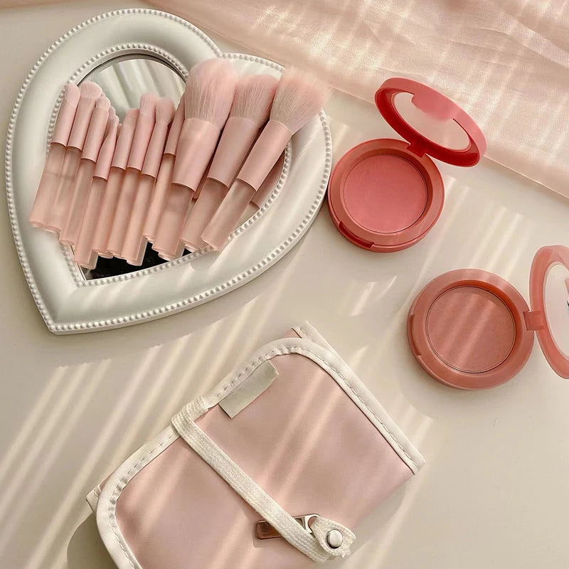 Mini Cherry Blossom Printed Makeup Brush Facial Concealer Foundation Qme