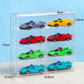 Educational Kid Boys Toys Children Acrylic Wheels Car Storage Box Qme onesize