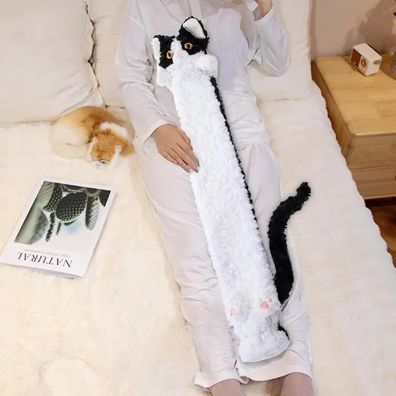 Water Bottle Long Cat Bag Pouch Cute Cartoon Leak-proof Warm Cold Qme