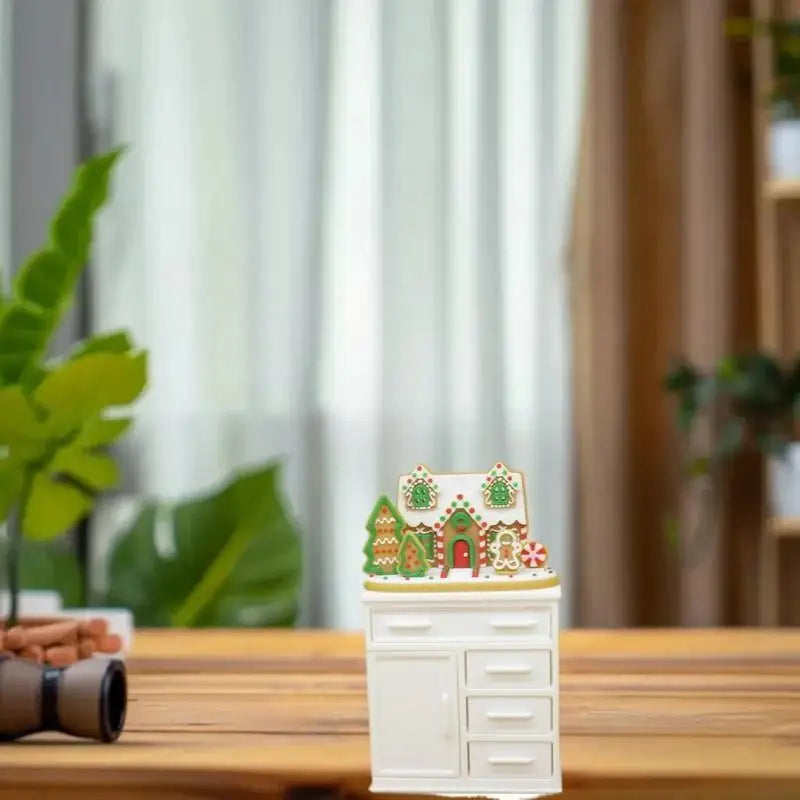 Micro Landscape Ornaments Xmas Gifts 1 12 Dollhouse Christmas Decor Qme Default Title