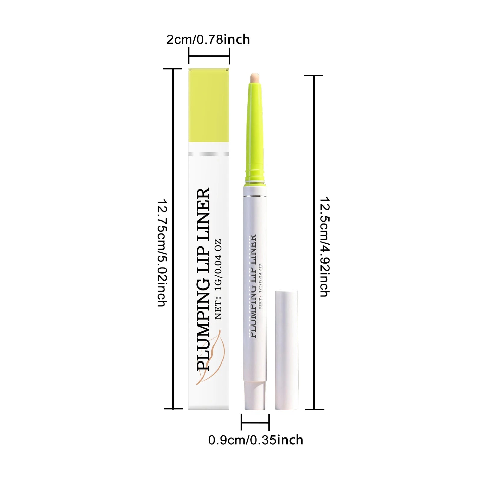 Waterproof Matte Lip Liner Long Lasting Smudge Proof Matte Finish Natural Plumping Lip Pencil for Daily Makeup & Lip Contour Qme