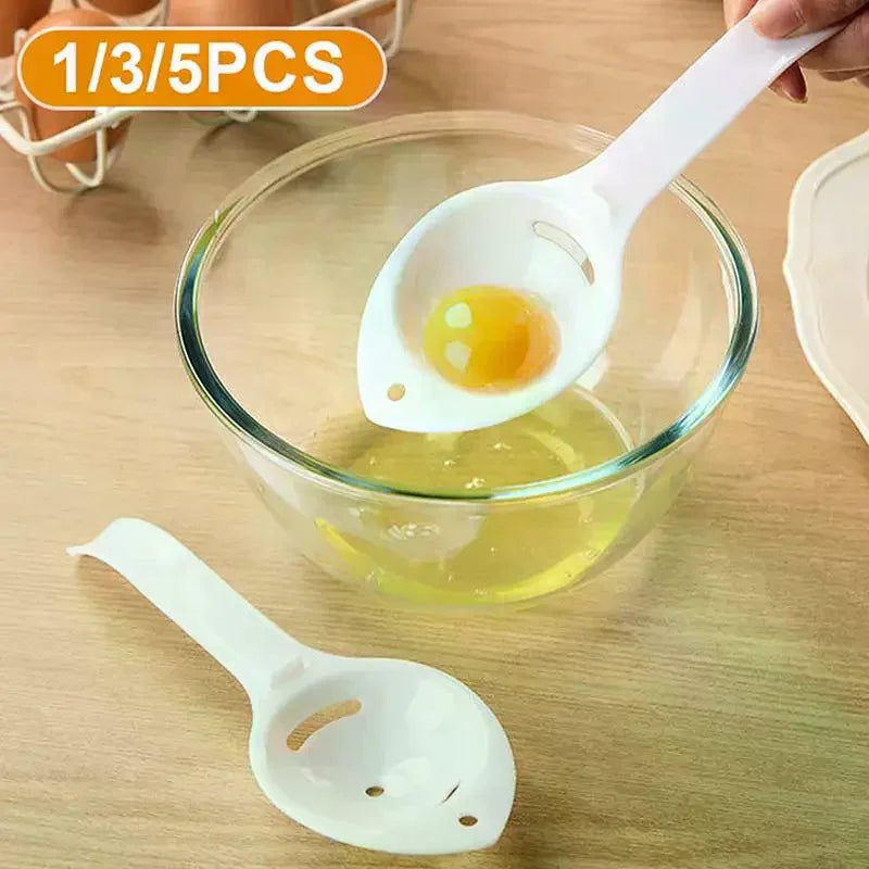 Extended Handle Egg White Separator, Egg Yolk Separator, Egg White Filter, Kitchen Cooking Egg Separator Egg Strainer Qme