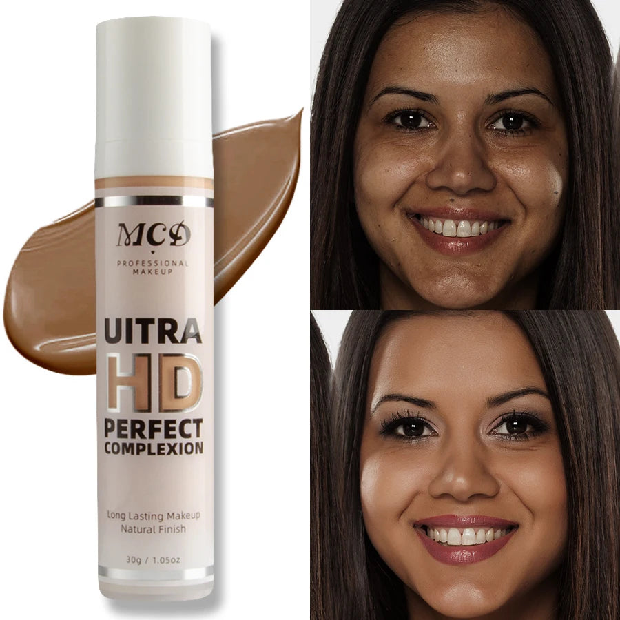 9 Shade Full Coverage Concealer Liquid Foundation Makeup Base Cushion Qme 05