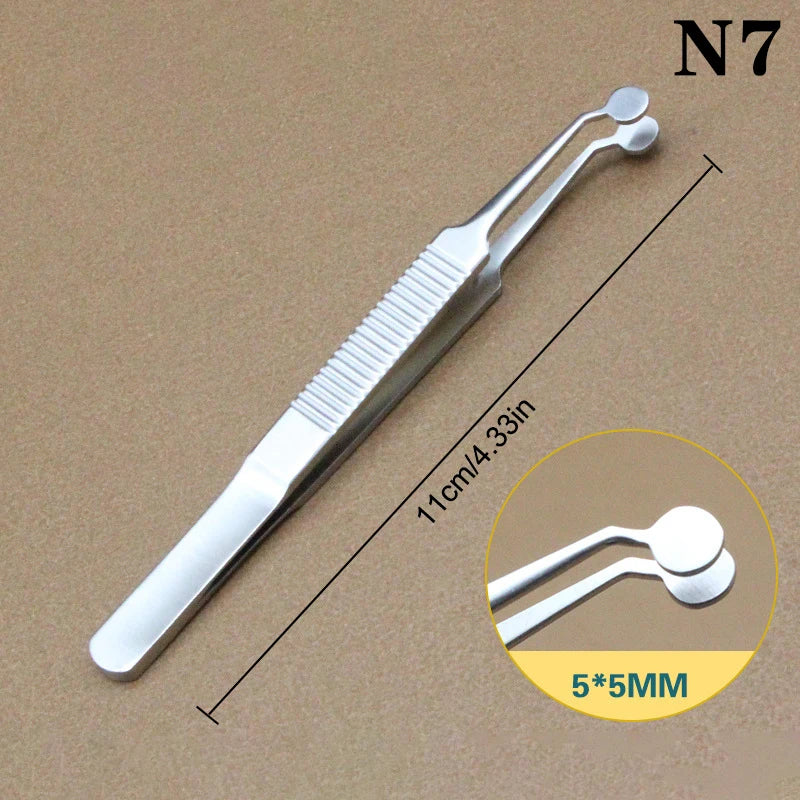 Eyelid Tweezers Meibomian Gland Forceps Women Clip Eyelash Compressor Qme N7