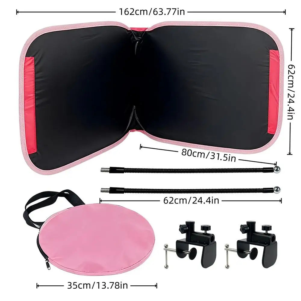 Desktop Privacy Shade Desktop Overhead Privacy Protection Office Light Blocker For Men Adults Coworkers Colleagues Teachers Qme Red China Mainland