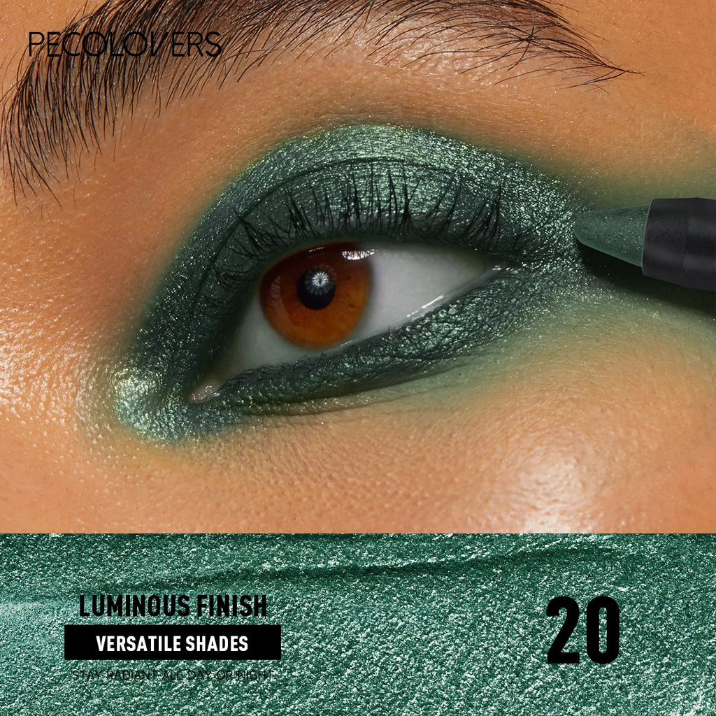 Green Eyeshadow Stick Smoky Pencil Gloss Pearlescent Shadow Sticks Qme 20