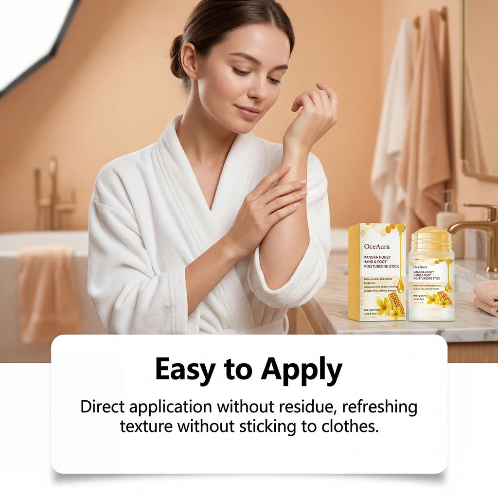 Oceaura Manuka Honey Hand Foot Moisturizing Stick Dry Rough Skin Qme