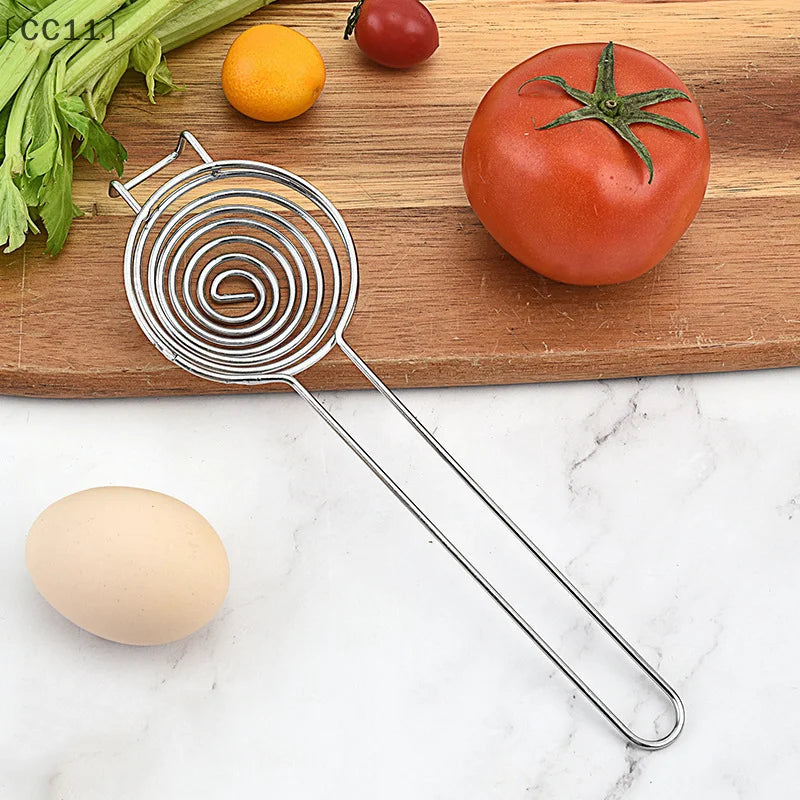 CC11Premium Stainless Steel Egg Yolk Separator Effortless White Qme