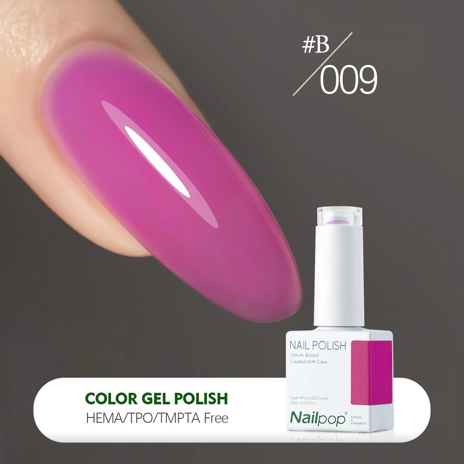 Nailpop Summer Dopamine Gel Polish 20 Colors 8 12 Builder Nail Art Qme B-009 10ml