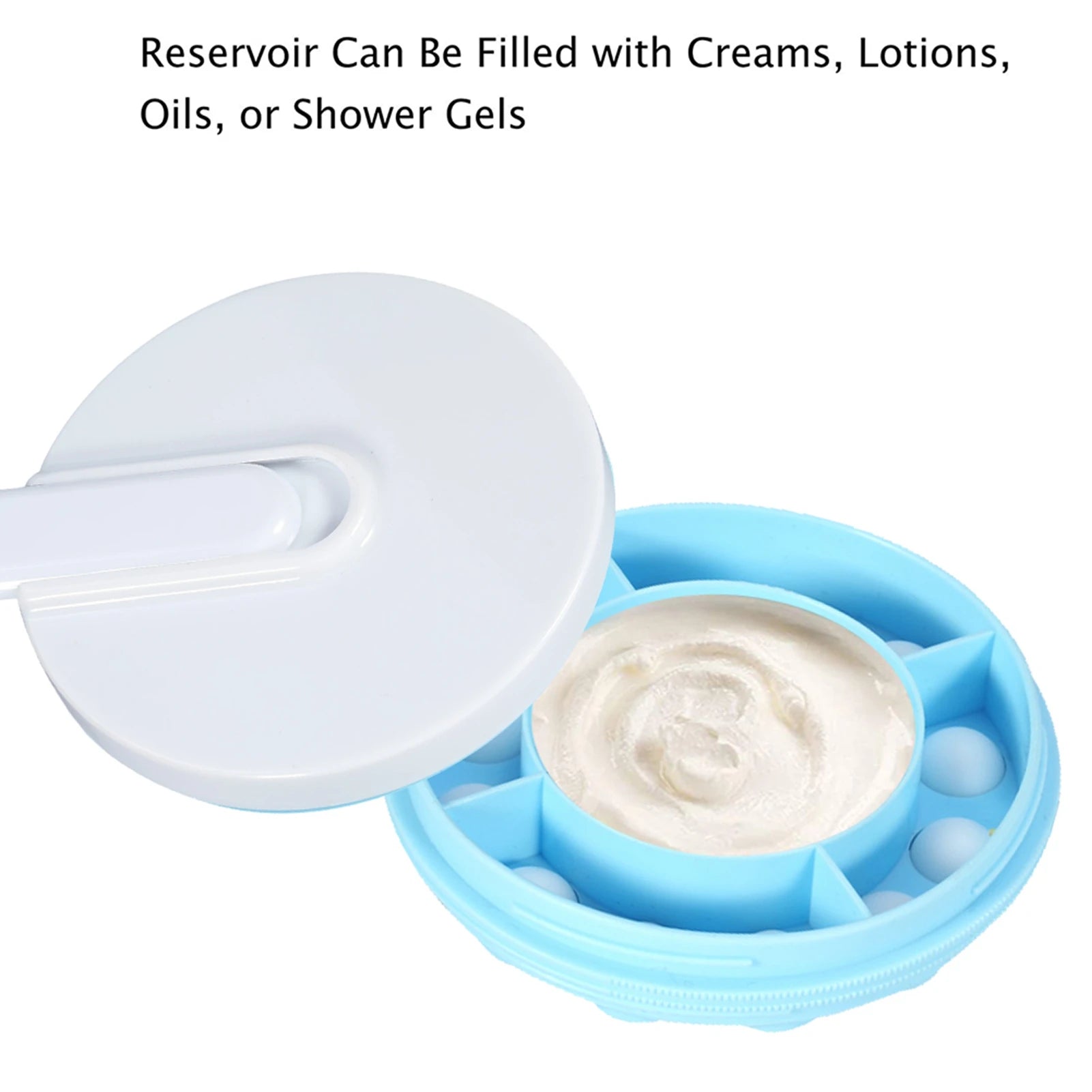 Long Handled Lotion Oil Cream Applicator Body Leg Bath Brush Massager Massaging Tool Back Bath Massager Qme