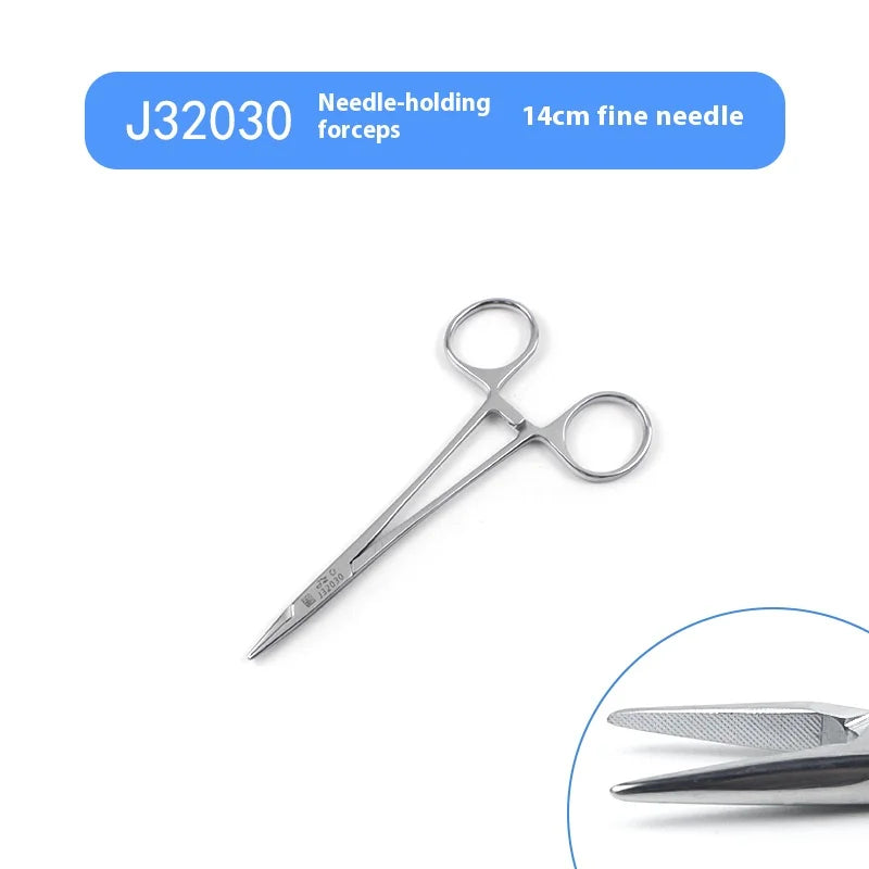 Needle Holder Medical Surgery Stainless Steel Forceps Thick Thin Qme a