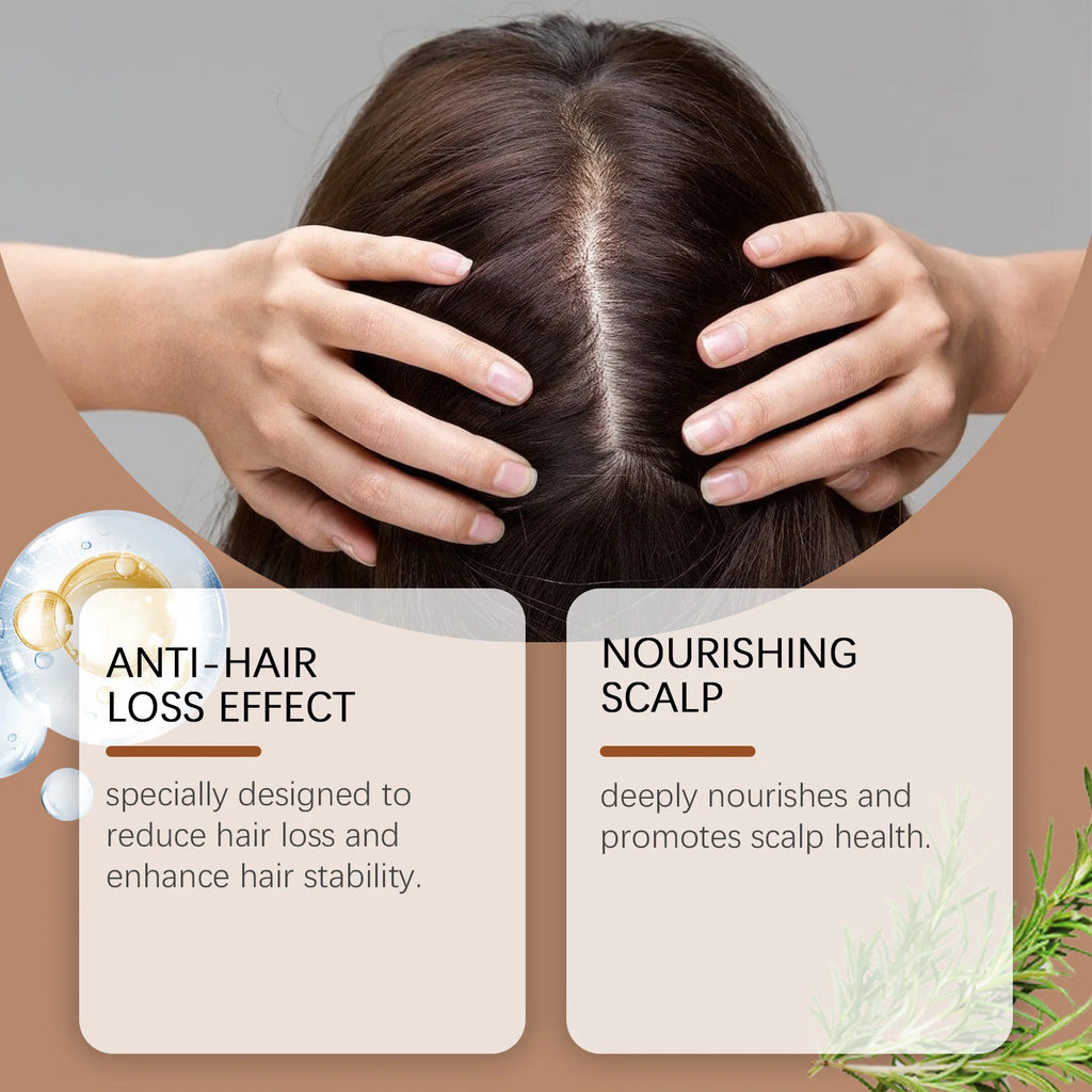 Batana Hair Growth Shampoo Nourish Hair Follicles Strengthen Root Smooth Frizzy Anti Hair Loss Treatment Thickening Hair Shampoo Qme