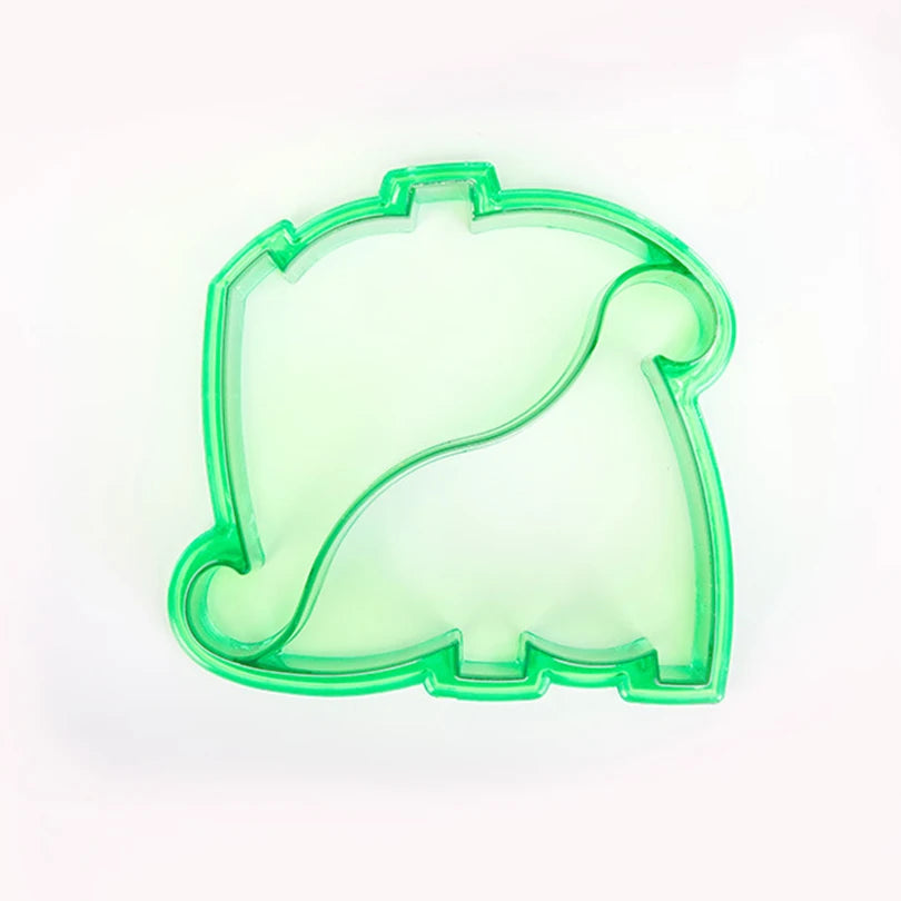 1/4PCS Sandwich Cutter Mold Dinosaur Shape Kids Sandwich Cutter Bread Biscuits Mold Baking Pastry Tools Cake KidsLunch Maker Qme Dinosaur