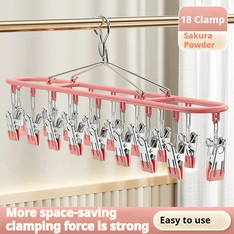 Stainless Steel Sock Rack Clothes Multifunctional Household Unmarked Qme A4