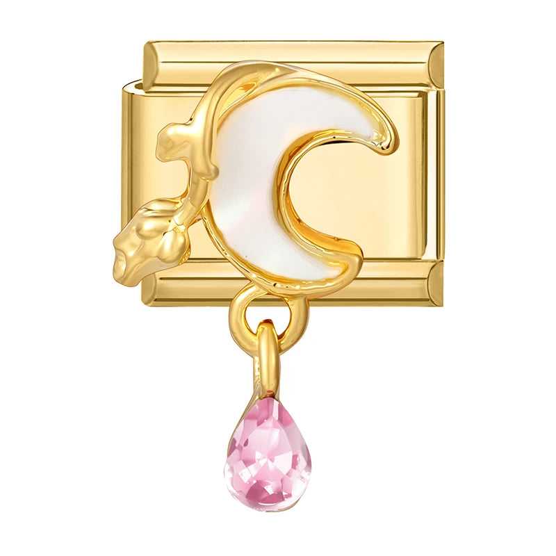 2026 Exquisite Bowknot Micro Inlaid Colored Zircon Pearl Italian