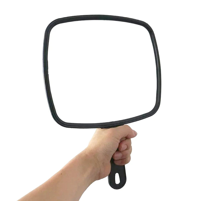 Handle Practical Hand Mirror Home Handheld Professional Salon Barbers Qme