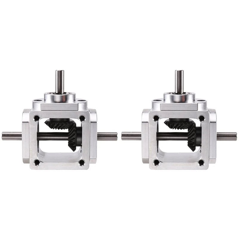 A02F-2X Gearbox 90 Degree Right Angle Bevel Gear-Box With Mounting Hole 1:1 Shaft 1 Module 20 Teeth Bevel Gear A Qme Default Title
