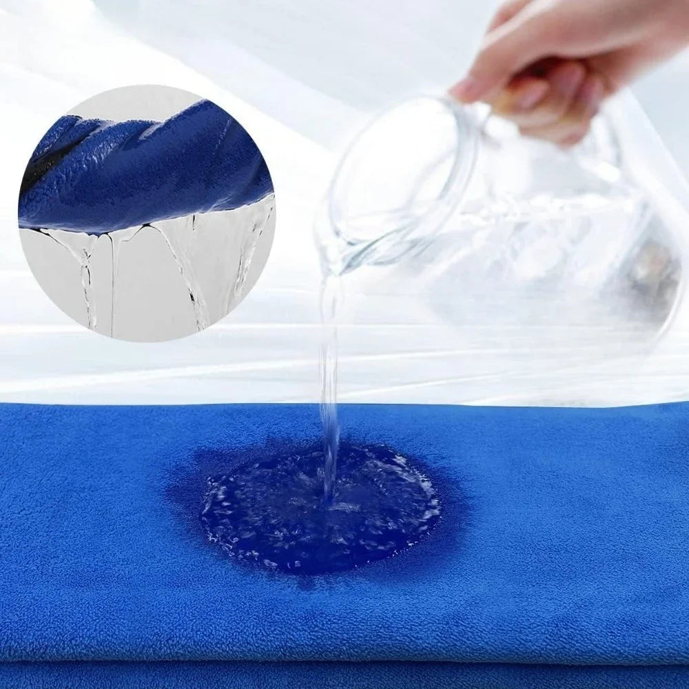 Ultra-Thick Towels Ideal for Washing, Drying, and Kitchen Cleaning - Perfect for Car Washes, Dishwashing, and General Use, Qme