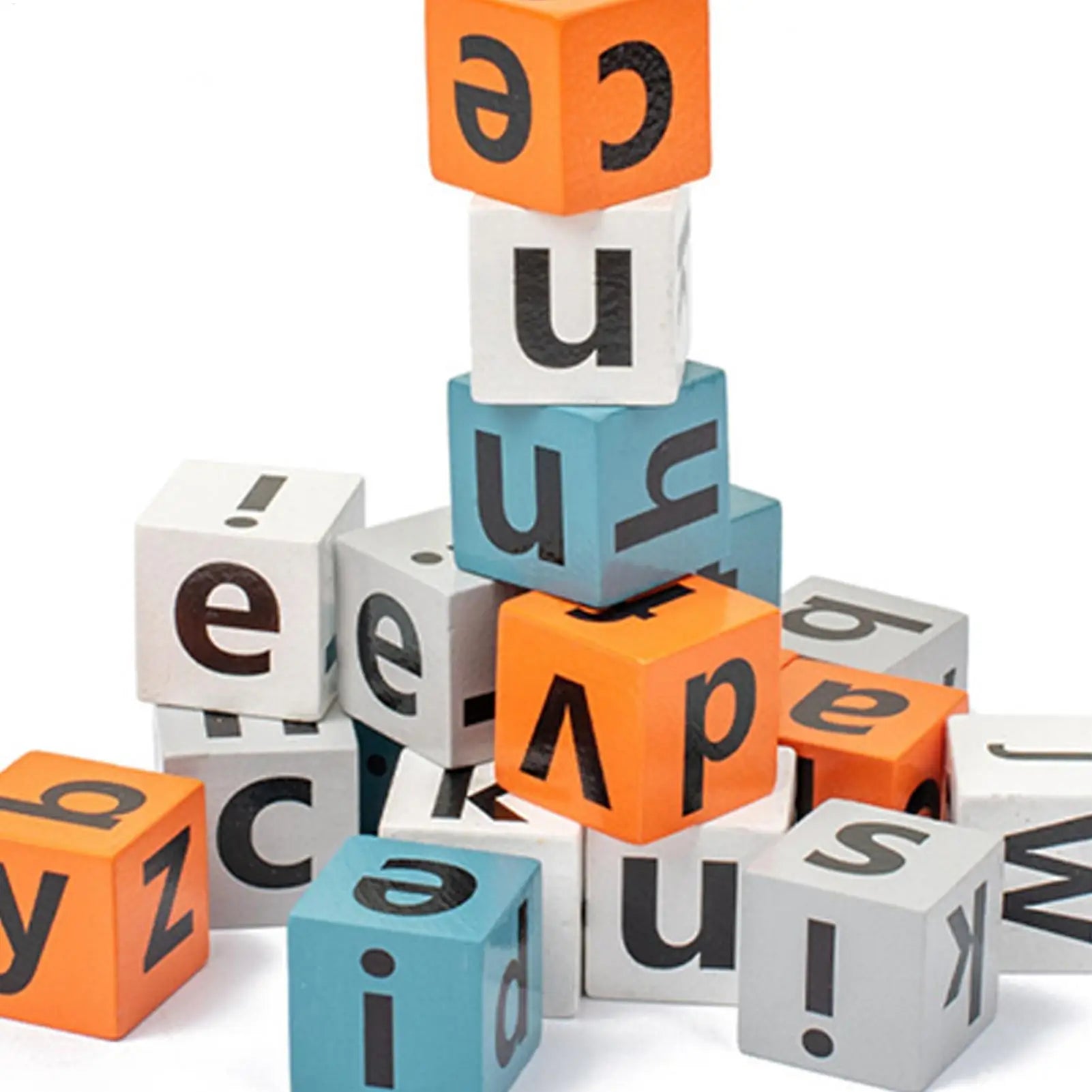Wood Spelling Blocks Matching Letter Game with Flash Card Learning Toy with Bell Sight Words Recognition Game for Kids Ages3 4 5 Qme