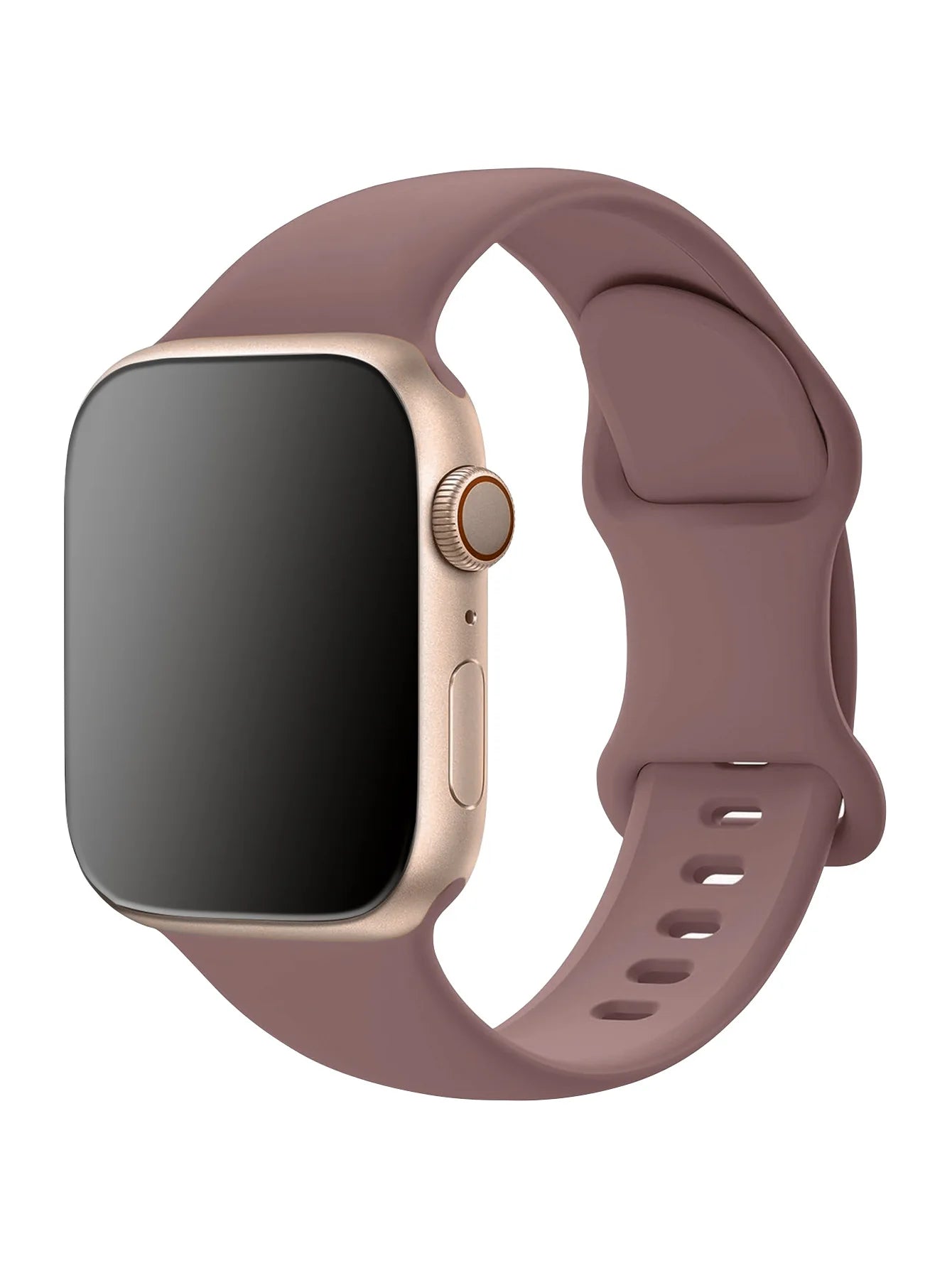 Silicone Band For Apple Watch strap 44mm 45mm 40mm 41mm Iwatch series Apple Watch band series 38 39 40 41 Qme Smoky Purple 38 40 41S10 42MM