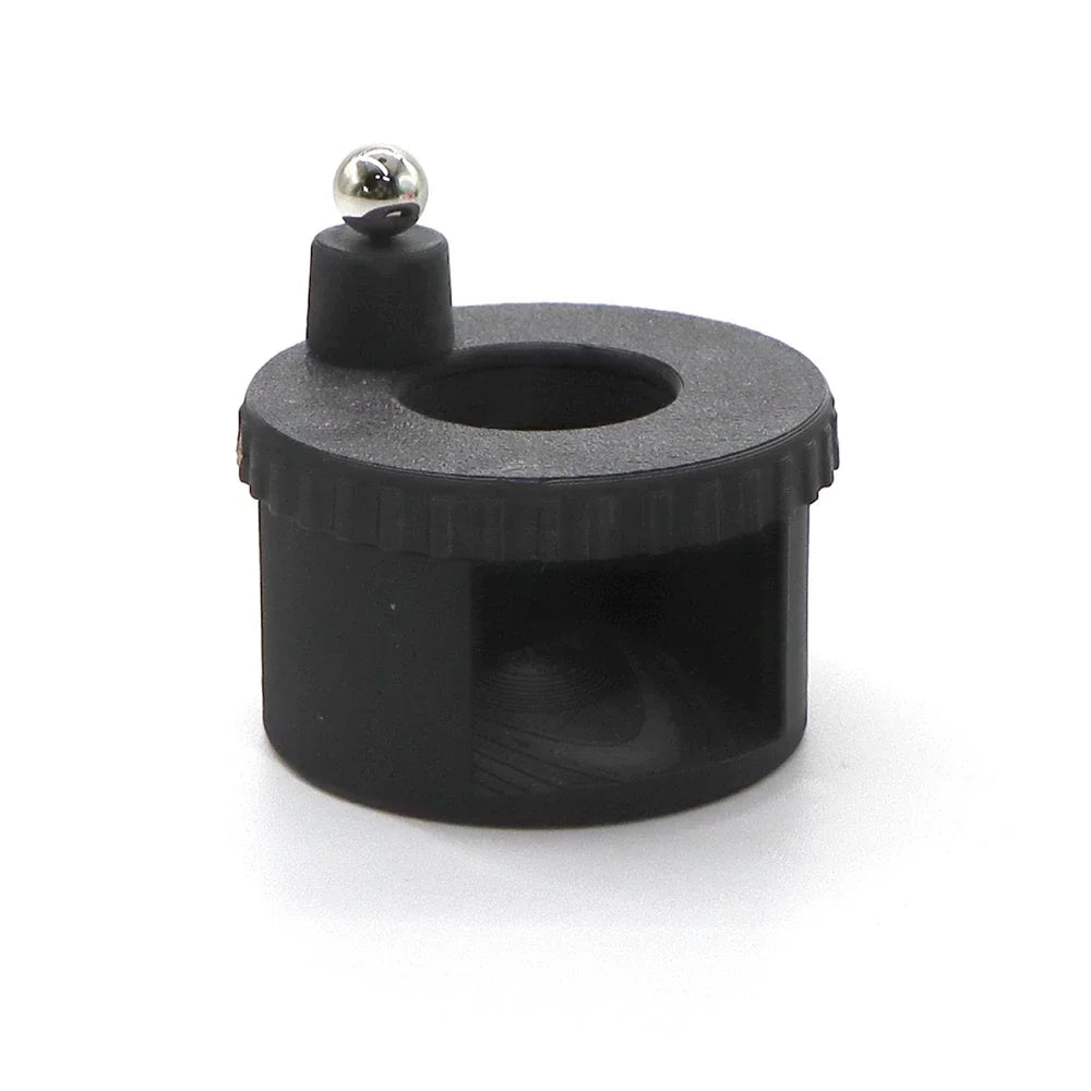 Rotating Cat Eye Magnet for Nails Automatic Glass Bead Nail Magnet Spinner, Magnetic Gel Polish Guide Tool Nail Art DIY Qme black