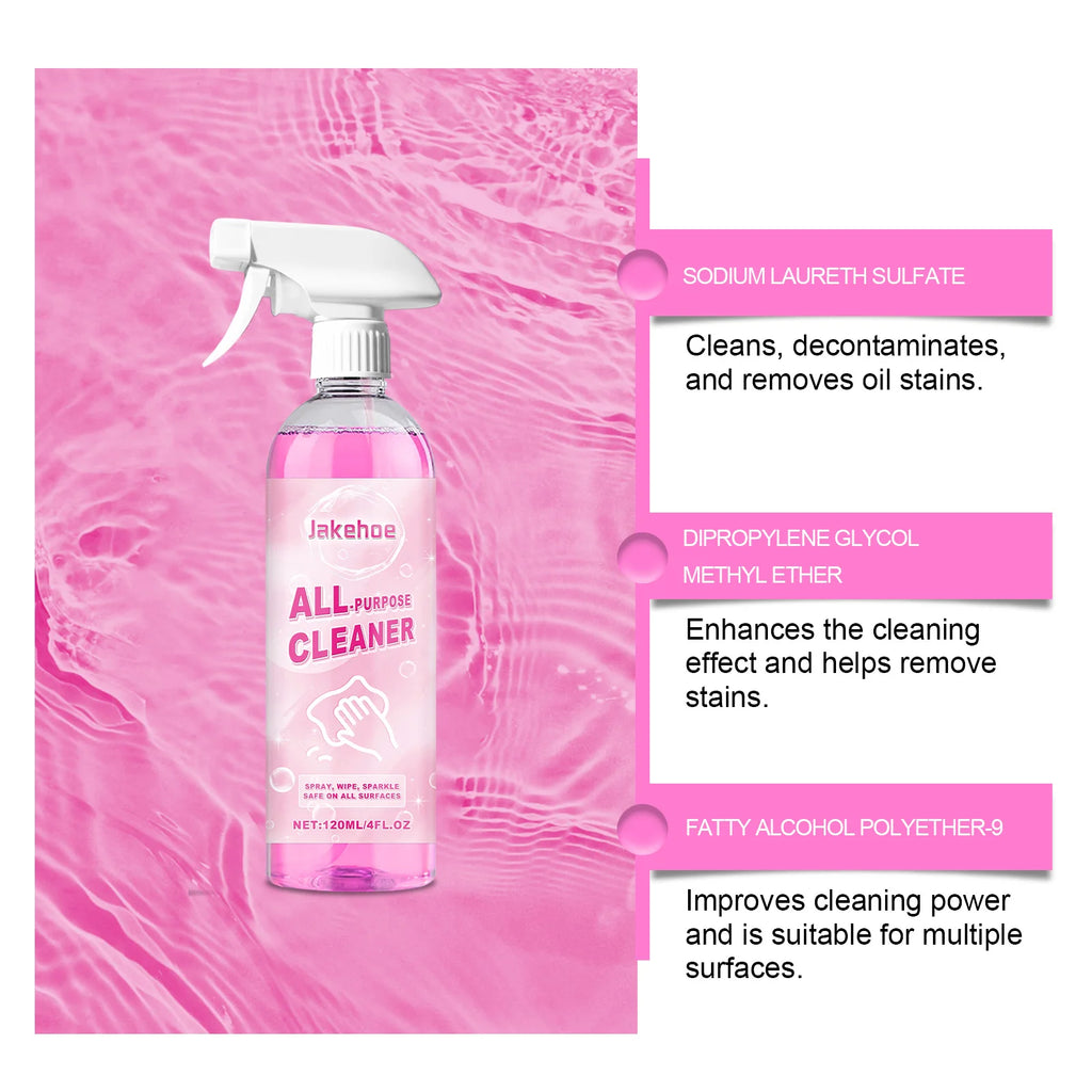 Multi-Functional Household Cleaner All-in-One Gently Removes Stains from Kitchen Walls Appliances Desktops Qme