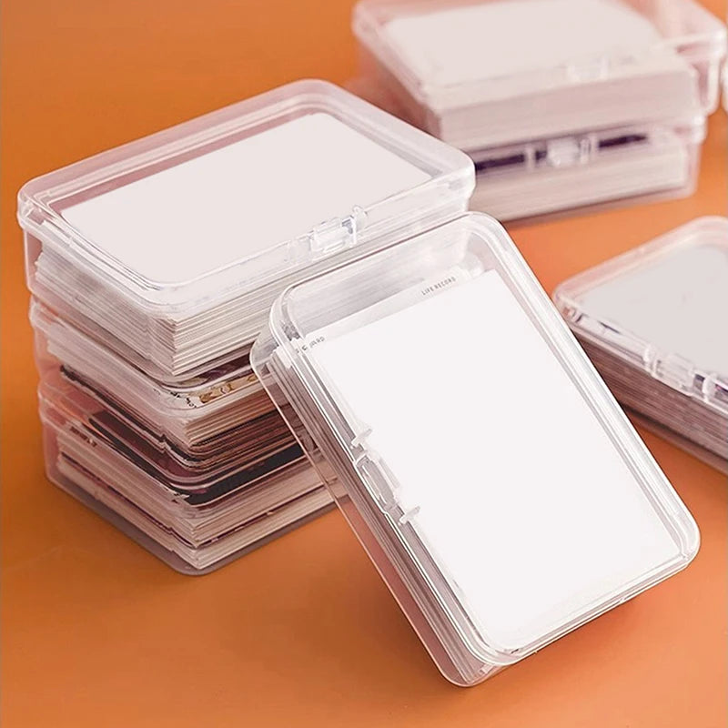 1 Packing Poker Game Card Box Board Games Organizer Transparent Qme
