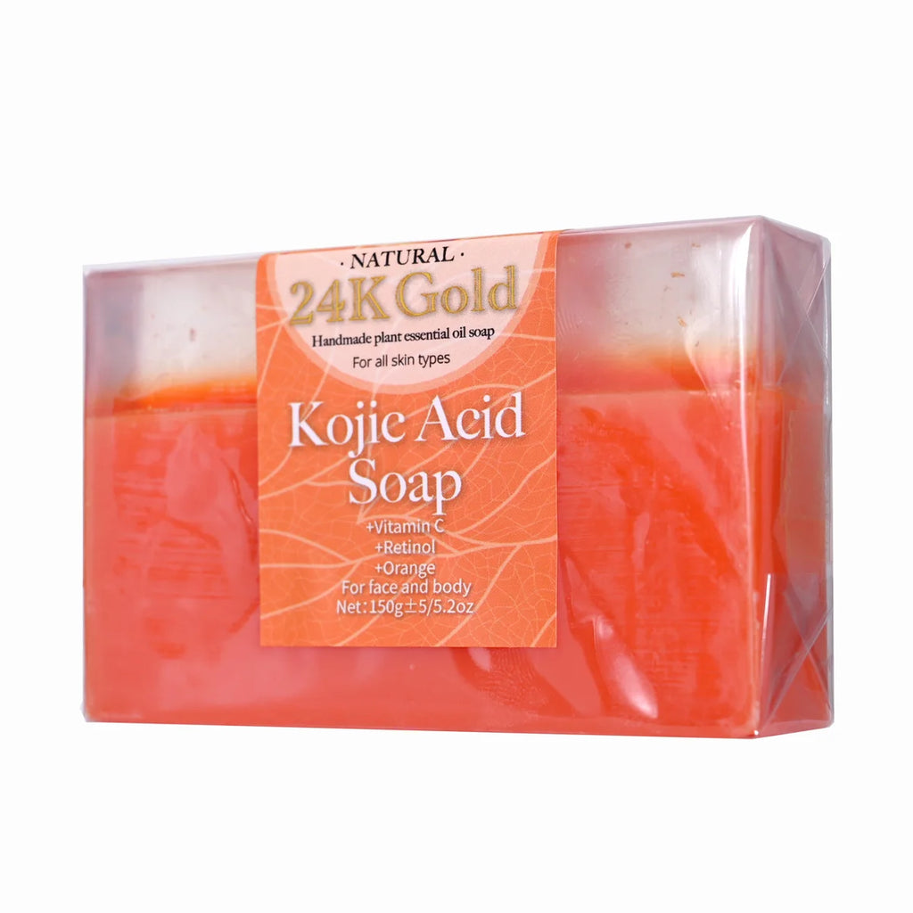QS Kojic Acid Essential Oil Moisturizing Cleansing Soap Deep Cleaning Qme