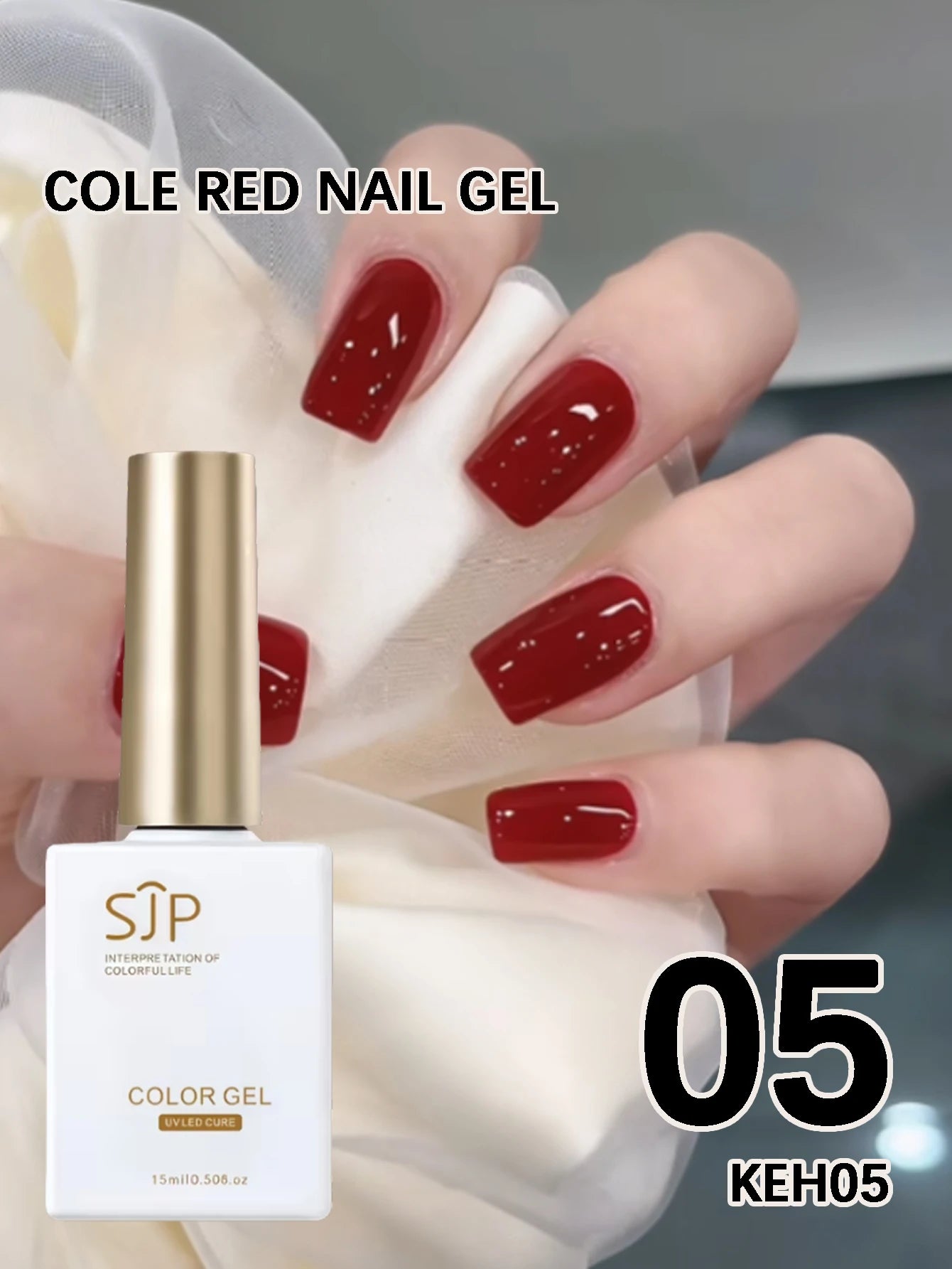 Burgundy Series Gel Nail Polish DIY Art Charming Perfect Christmas Qme 05
