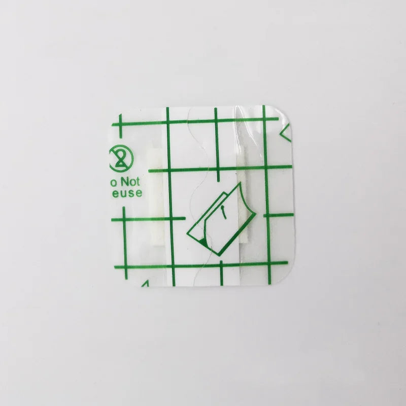 Square Shaped Waterproof Wound Dressing Plaster Bandages Skin Patch Transparent PU Band Aid Medical Strips Qme 100pcs
