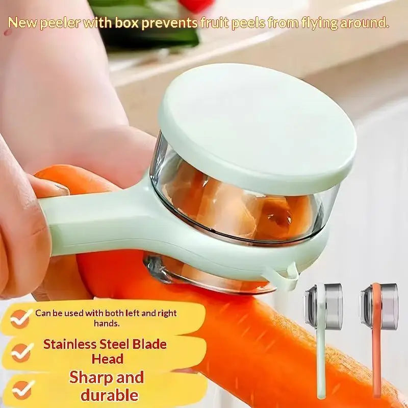 Stainless Steel Dual Side Vegetable Peeler Peeling Julienning Qme A4