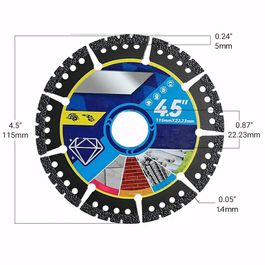 Grinding Saw Disc 4 5-Inch Angle Grinder Attachment Heavy Duty Wheel Qme
