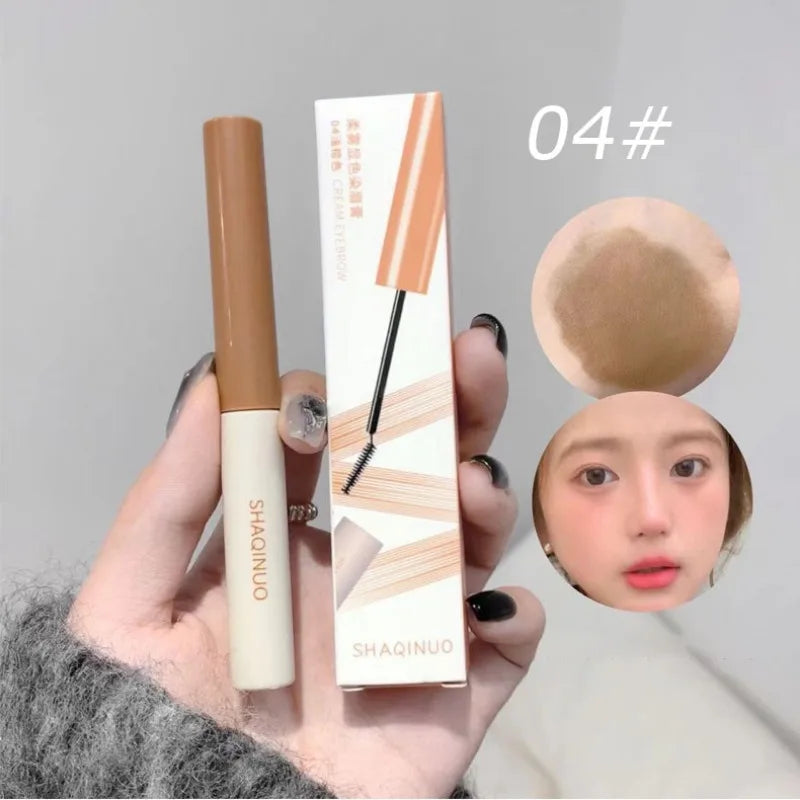 Eyebrow Dye Waterproof Long Lasting Natural Brown Eyebrow Gel Paint Eyebrow Tint Mascara Makeup Brow Enhancer Cream Cosmetics Qme A04