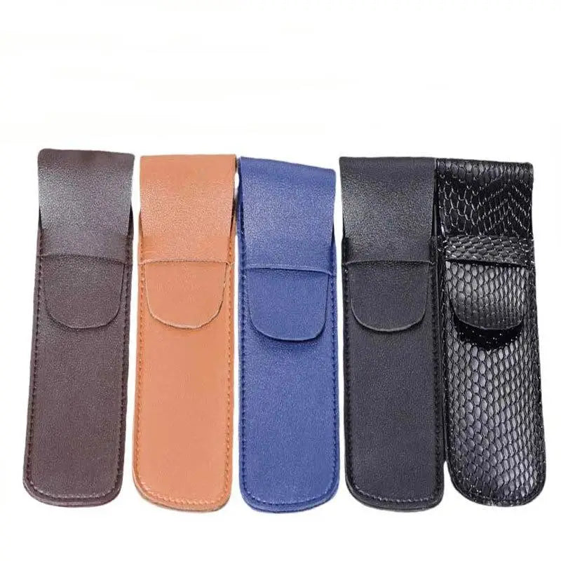 High-end Fountain Pen Protective Sleeve Large Capacity Double Case Qme