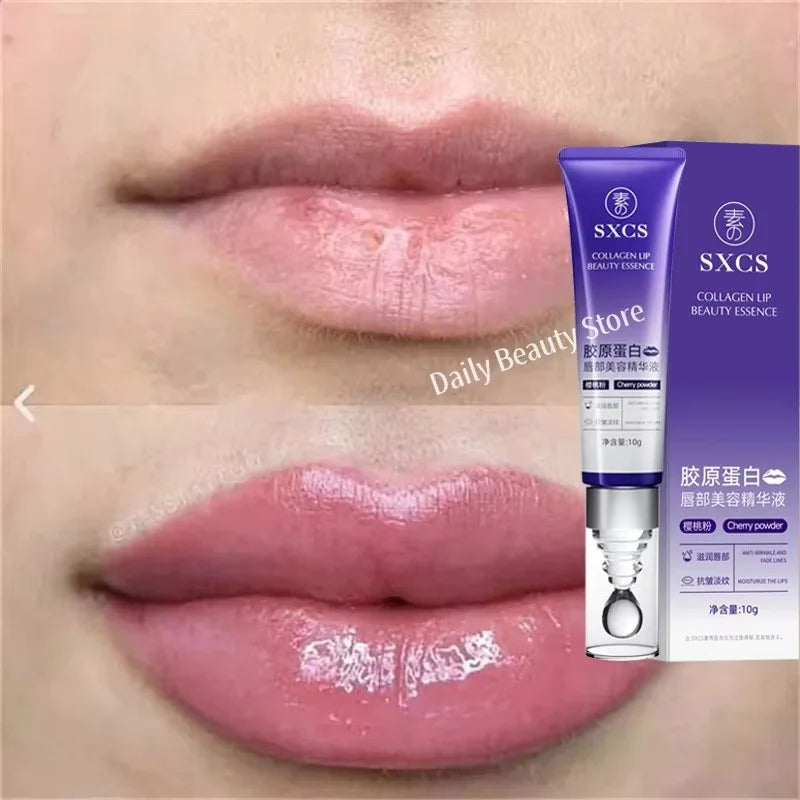 Instant Lip Plumping Essential Oil Nourishing Antiwrinkle Moisturising Sexy Lip Care Ultimate Plumping Lip Gloss Serum Cosmetics Qme 1pc