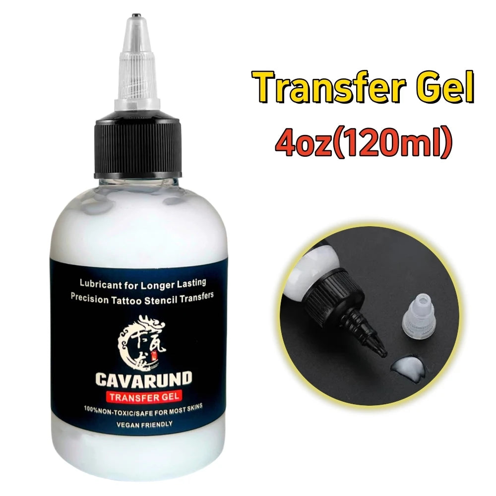 120ML 30ML Tattoo Transfer Gel Thermal Copier Professional Tattoo Stencil Magic Stuff Solution Cream Tattoo Supply Qme 4oz