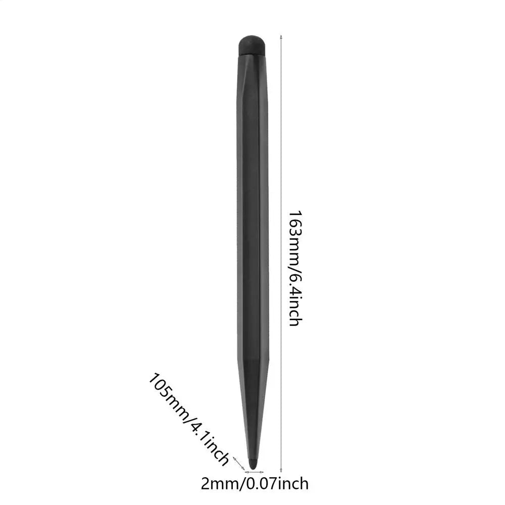 1pc Portable Touch Screen Pen Double Tips Portable Pencil Tool Precision Touch Screens Pen For Drawing Computer Offices Business Qme Black