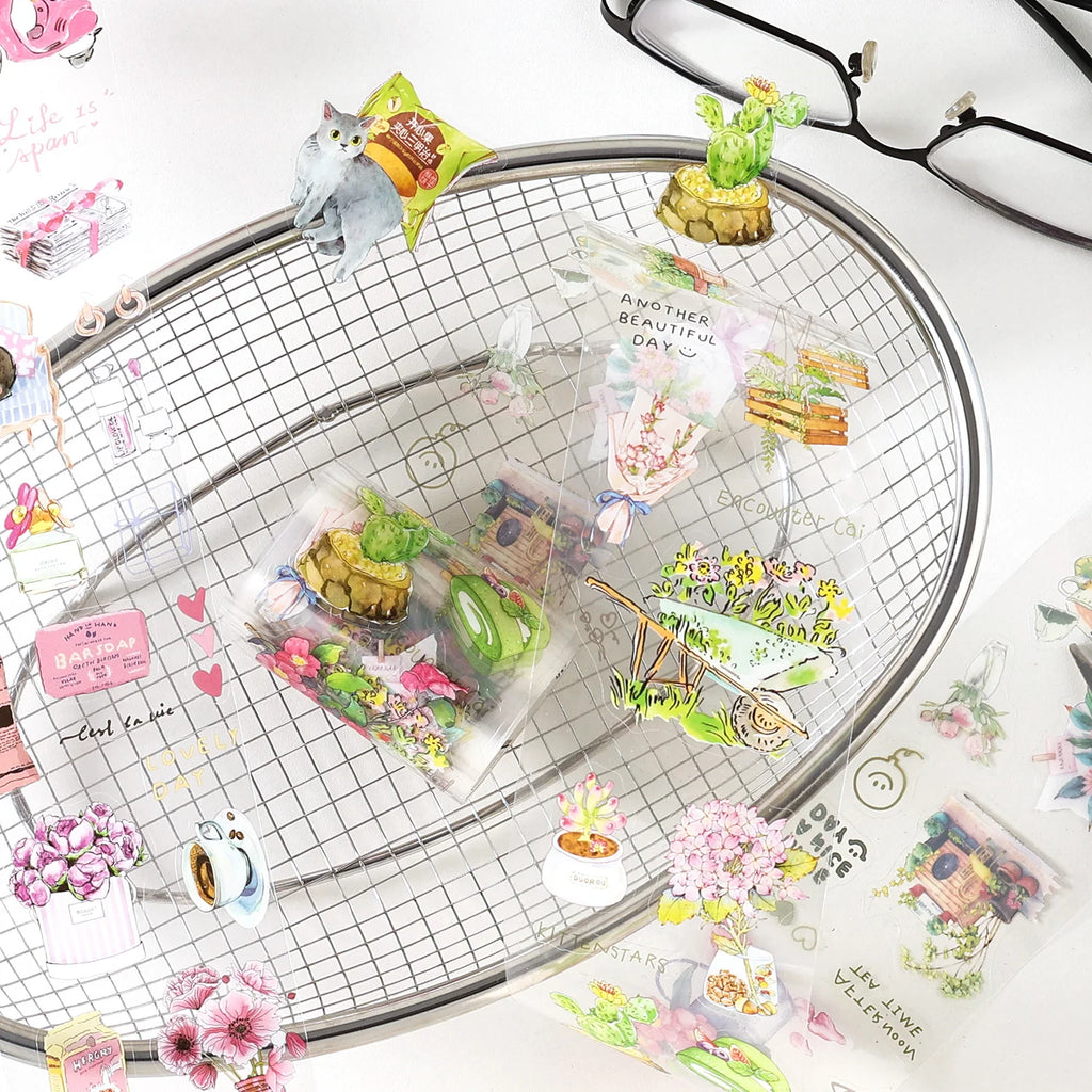 60mm*200cm/4roll Vintage Stamp Washi Die-cutting Tape Decorative collage Diary Album Scrapbooking material Craft Supplies Qme