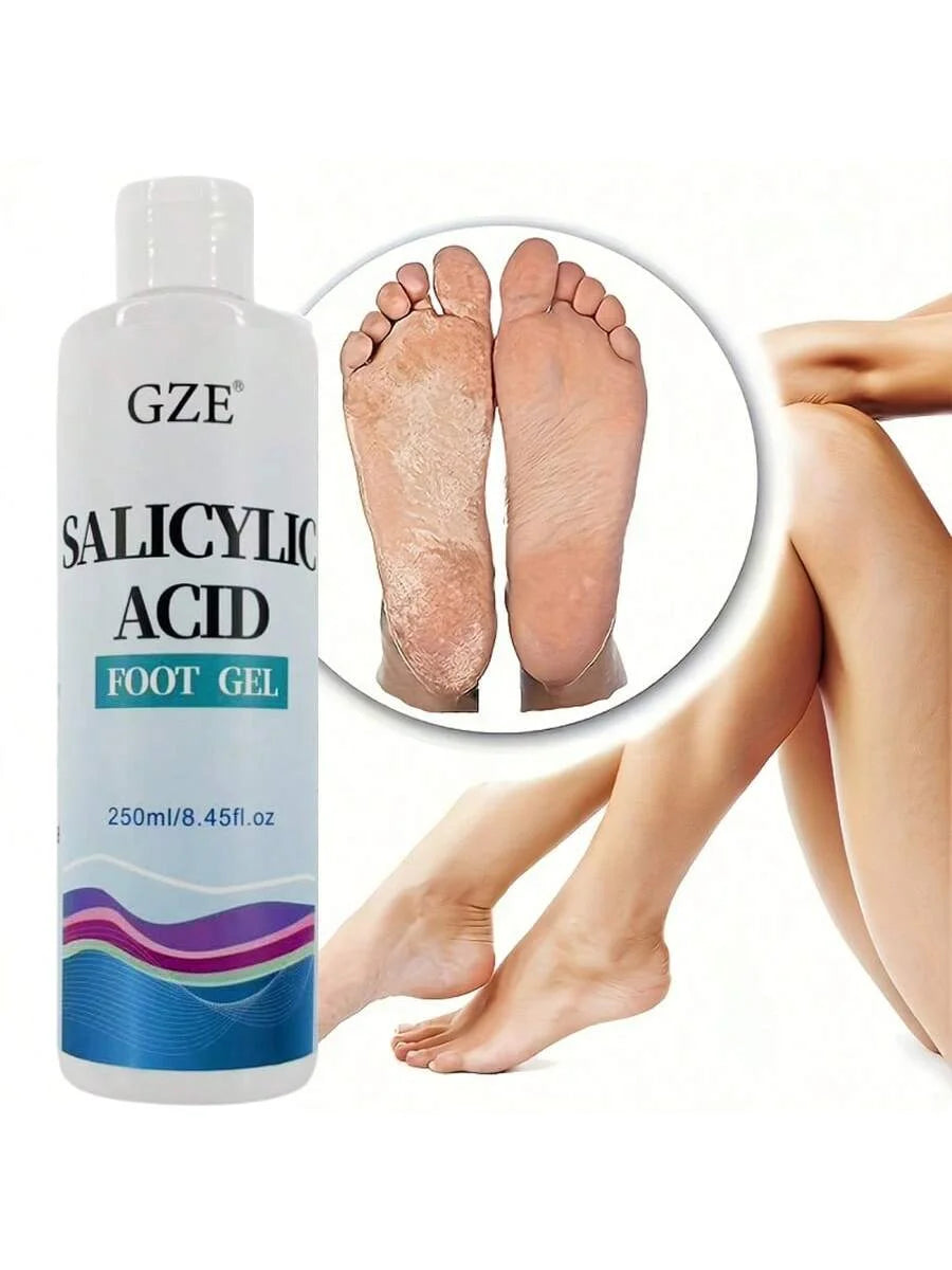 GZE Salicylic Acid Foot Care Gel Rich in Salicylic Acid Foot Care For Men and Women Soften Callus Qme