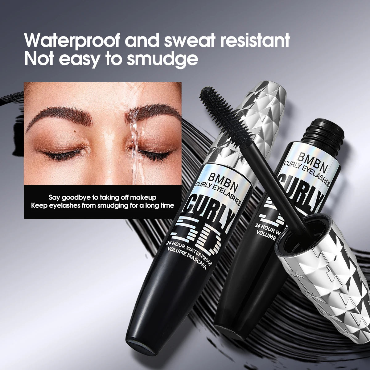 Thick Eye Black Waterproof Sweat Proof Durable Fixation Qme