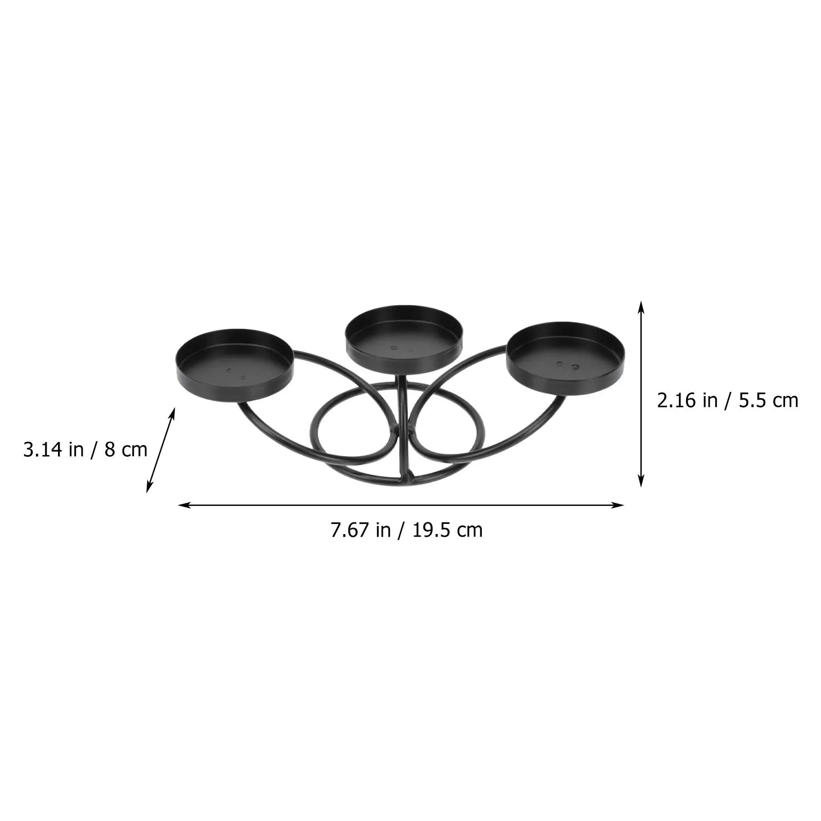 Iron Craft Candleholder Chic Desktop Decor For Home Dining Table European Style Stand Reusable Metal Art Candlestick Home Qme