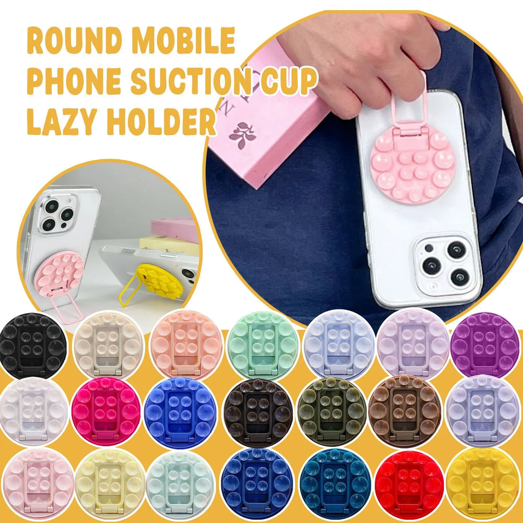 Adhesive Suction Cup Phone Mount Trendy Strong Suction Sticky Phone Grip Accessories Soporte Celular for Selfies and Videos Qme