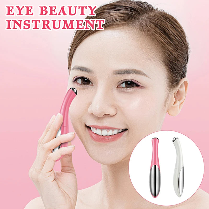 Portable Electric Eye Massage Pen Small Beauty Facial Care Dry Qme