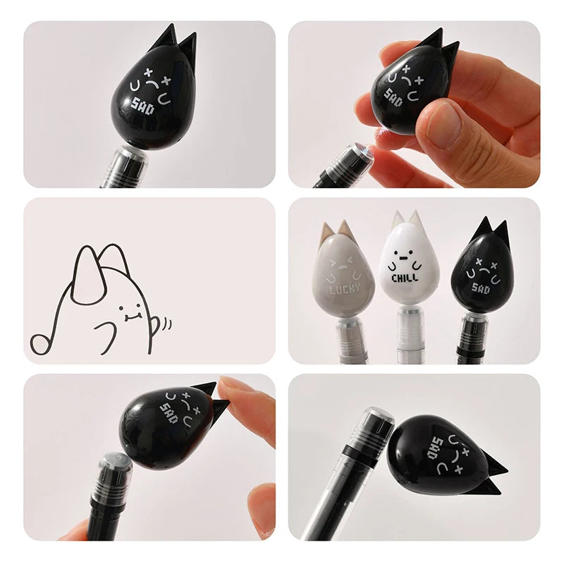Floating Magic Gel Pen Cute Animal Design Lightweight School Office Qme
