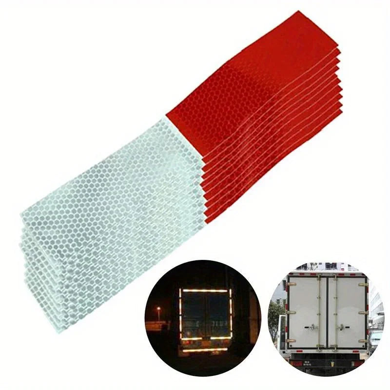 Car and truck seat belt warning night lights, trailer stickers Qme