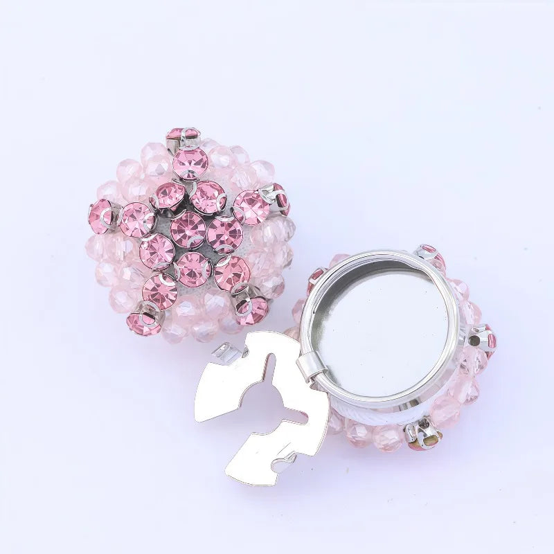 Luxury Handmade Button Cover Charming Turtle Design Embroidered Qme