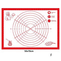 Silicone Baking Mat Kneading Pad Dough Pizza Cake Maker Kitchen Qme F